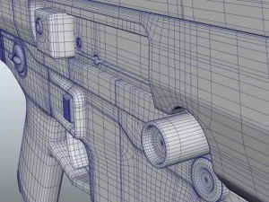 oblivion rifle 3D Model