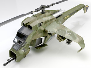 Helicopter assault prototype 3D मॉडल
