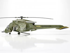헬리콥터 공격 프로토타입 3D 모델