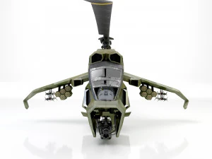 헬리콥터 공격 프로토타입 3D 모델