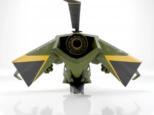 헬리콥터 공격 프로토타입 3D 모델