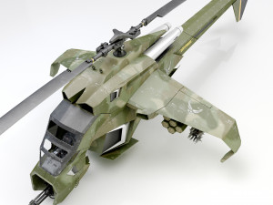 Helicopter assault prototype 3D Модель