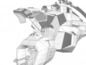 헬리콥터 공격 프로토타입 3D 모델