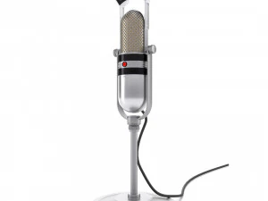 Microphone vintage kmo 3D Model