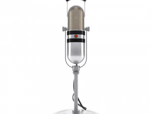 Microphone vintage kmo 3D Model