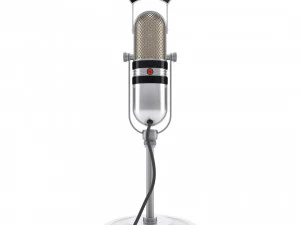 Microphone vintage kmo 3D Model