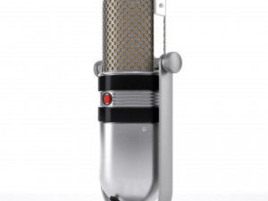 Microphone vintage kmo Model 3D