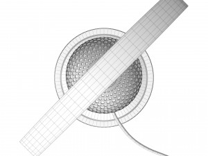 Microphone vintage kmo Model 3D
