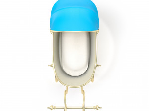 Baby pram retro Model 3D
