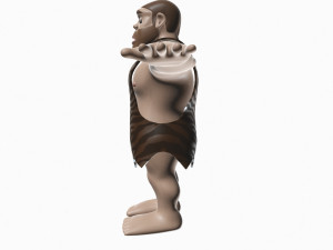 caveman cartoon Modello 3D