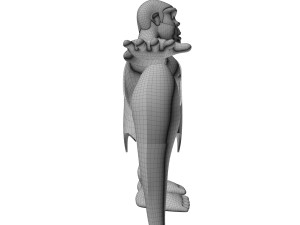 caveman cartoon Modello 3D