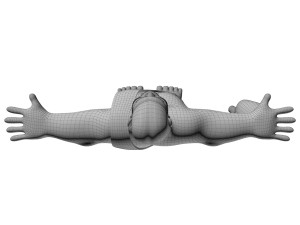 caveman cartoon Modello 3D