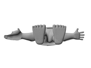 caveman cartoon Modello 3D