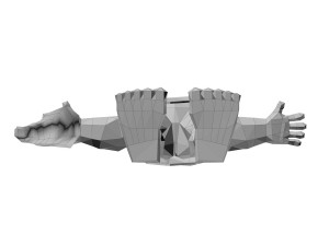 caveman cartoon Modello 3D