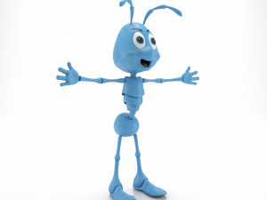 Cartoon Ant Modelo 3D