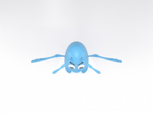 Cartoon Ant Modello 3D