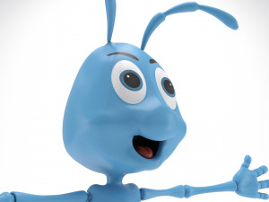 Cartoon Ant Modello 3D