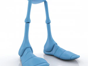 Semut Kartun Model 3D