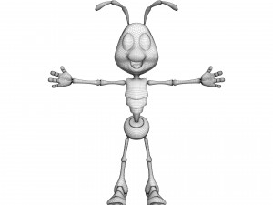 Cartoon Ant Modello 3D