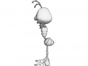 Cartoon Ant Modello 3D