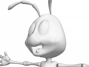 Cartoon Ant Modello 3D