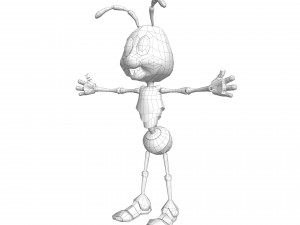 Cartoon Ant Modello 3D