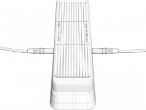 Wah crybaby pedal dunlop Model 3D