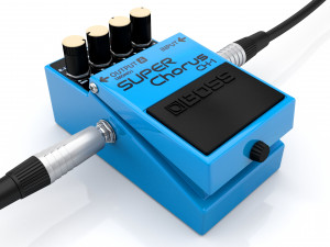 Boss chorus ch-1 guitar effect pedal Modelo 3D