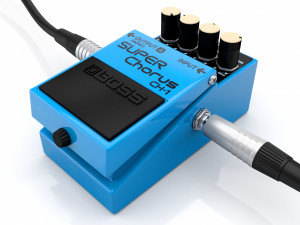 Boss chorus ch-1 guitar effect pedal Model 3D