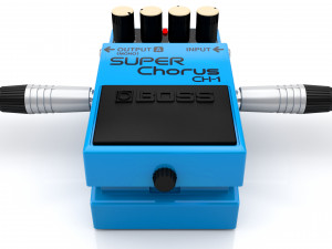 Boss chorus ch-1 guitar effect pedal Model 3D