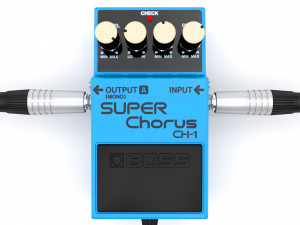 Boss chorus ch-1 guitar effect pedal Model 3D