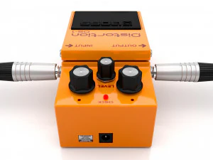 Boss distortion ds-1 guitar effect pedal 3D Model