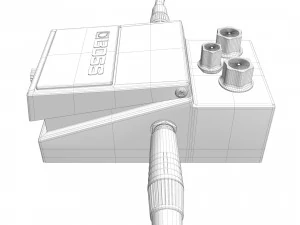 Boss distortion ds-1 guitar effect pedal 3D Model