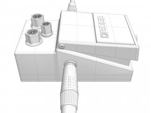 Boss distortion ds-1 guitar effect pedal 3D Model