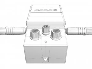 Boss distortion ds-1 guitar effect pedal 3D Model