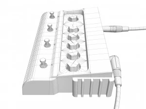 Line 6 delay guitar pedal 3D Model