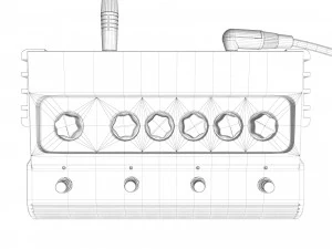 Line 6 delay guitar pedal 3D Model