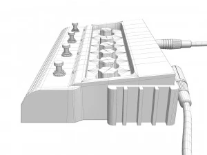 Line 6 delay guitar pedal 3D Model
