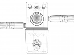 Ibanez tube screamer guitar effect 3D-Modell