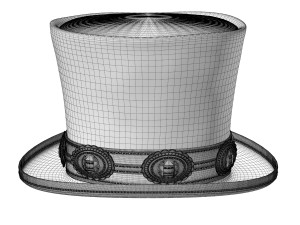 Slash hat Model 3D