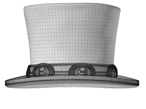 Slash hat Model 3D