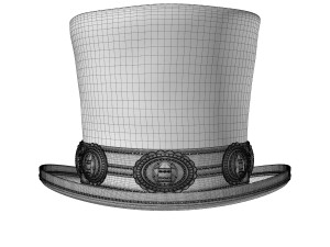 Slash hat Model 3D