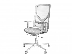 Ergonomic office chair koko net Modelo 3D