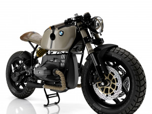 Cafe racer motorcycle r100 Modelo 3D