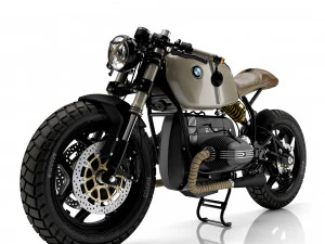 Cafe racer motorcycle r100 3D Model