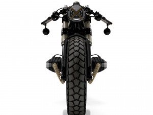 Cafe racer motorcycle r100 Modelo 3D