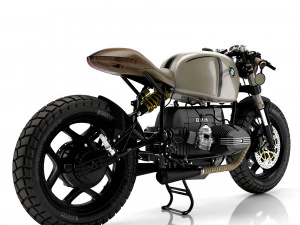 Cafe racer motorcycle r100 3D Model