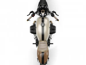 Cafe racer motorcycle r100 3D Model