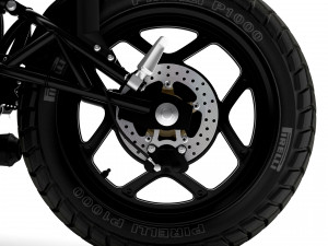 Cafe racer motorcycle r100 Modelo 3D