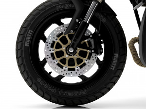 Cafe racer motorcycle r100 Modelo 3D
